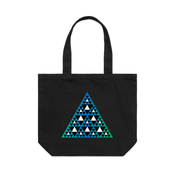 Niho Taniwha Blue-Green - Shoulder Tote Thumbnail