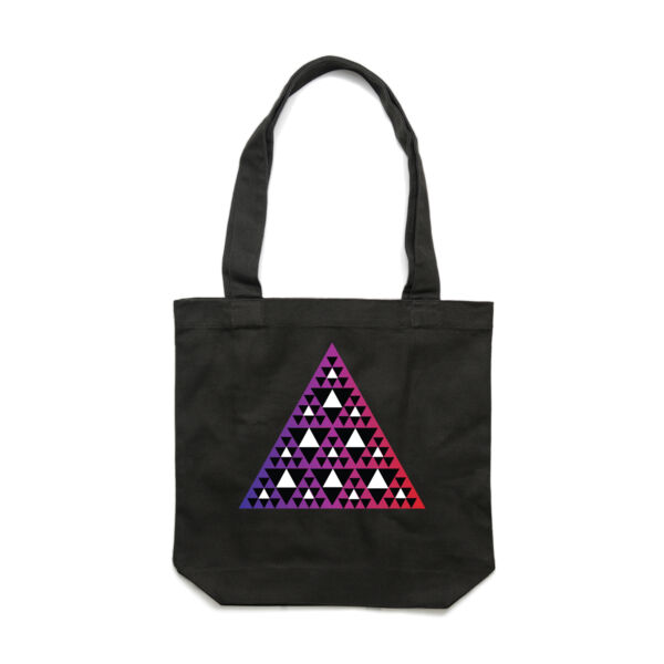 Niho Taniwha Waiporoporo - Carrie Tote Bag  Thumbnail