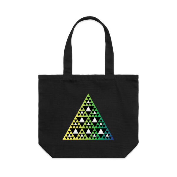 Niho Taniwha Kowhai-Kākāriki - Shoulder Tote Thumbnail