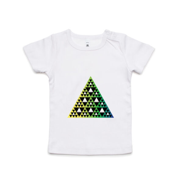 Niho Taniwha Kowhai-Kākāriki - Kids Wee Tee Thumbnail