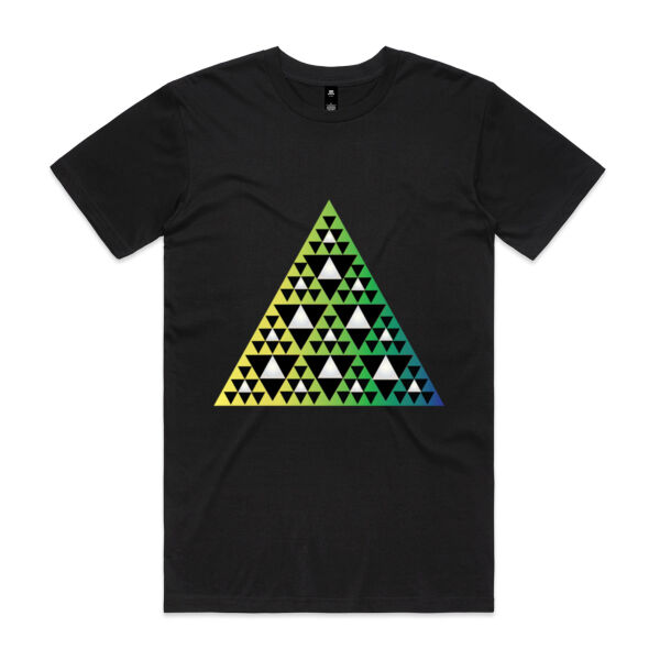 Niho Taniwha Kowhai-Kākāriki - Mens Staple T shirt Thumbnail