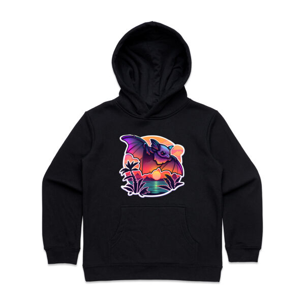 Cute pekapeka (long tailed bat) - Kids Supply Hoodie Thumbnail