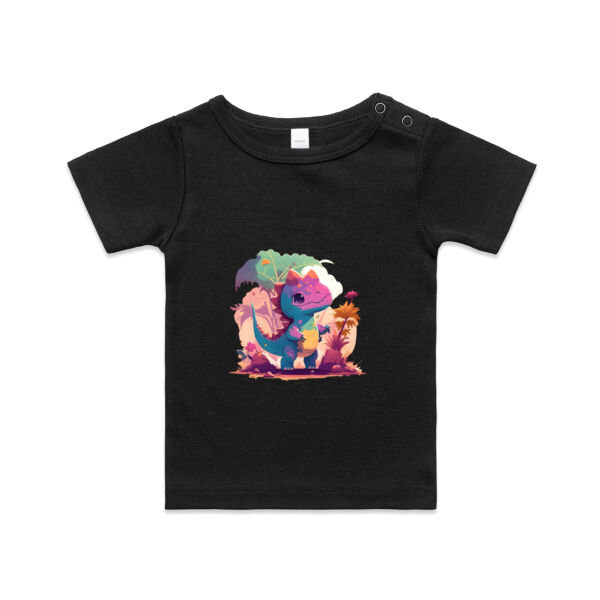 Kawaii dino bib - Kids Wee Tee Thumbnail