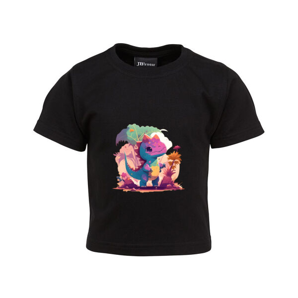 Kawaii dino bib - Infant Tee Thumbnail