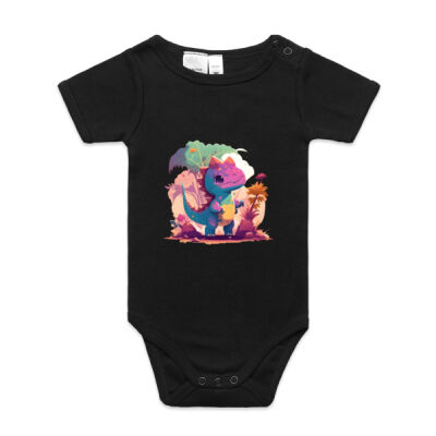 Kawaii dino bib - Mini-Me One-Piece Thumbnail