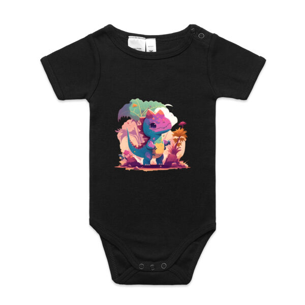Kawaii dino bib - Mini-Me One-Piece Thumbnail
